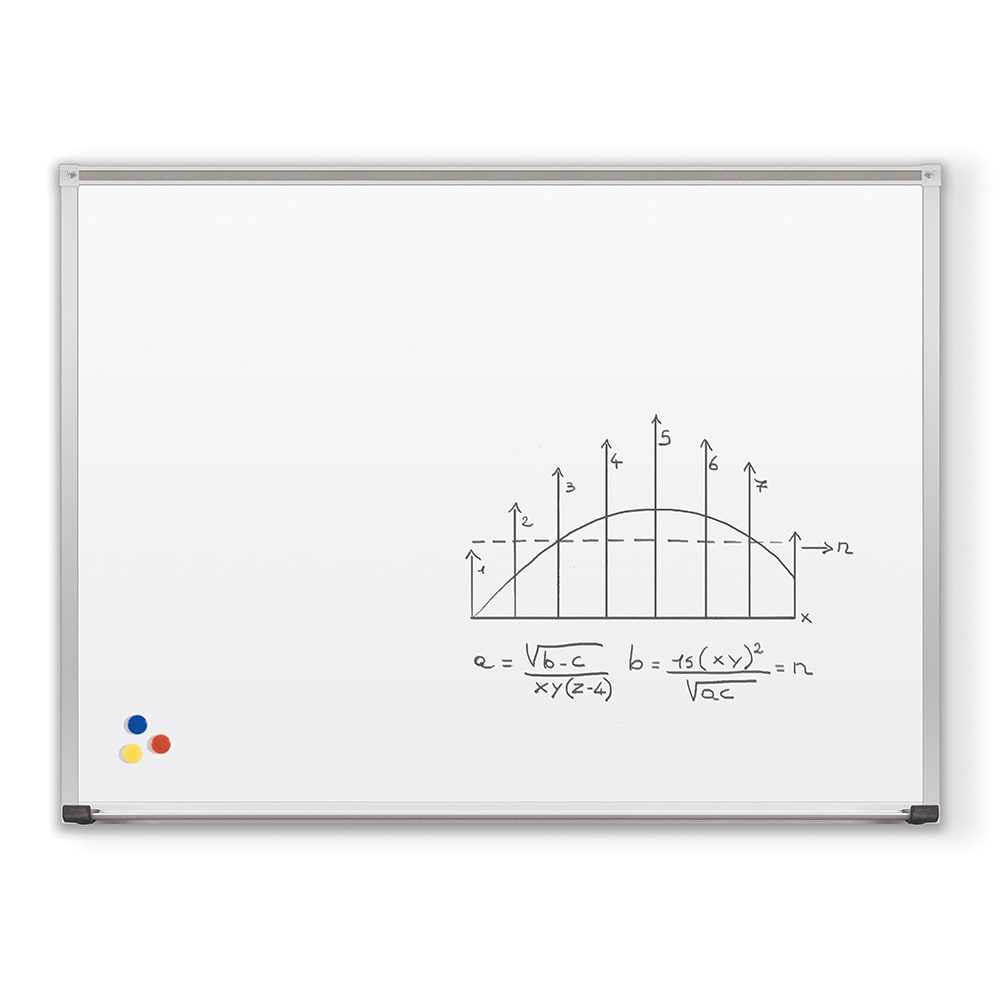 Porcelain Steel Whiteboard with Deluxe Aluminum Trim