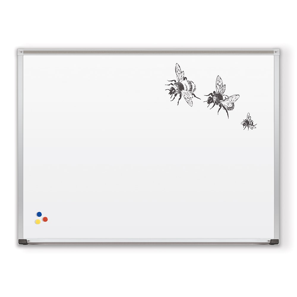 Magne-Rite Whiteboard with Deluxe Aluminum Trim