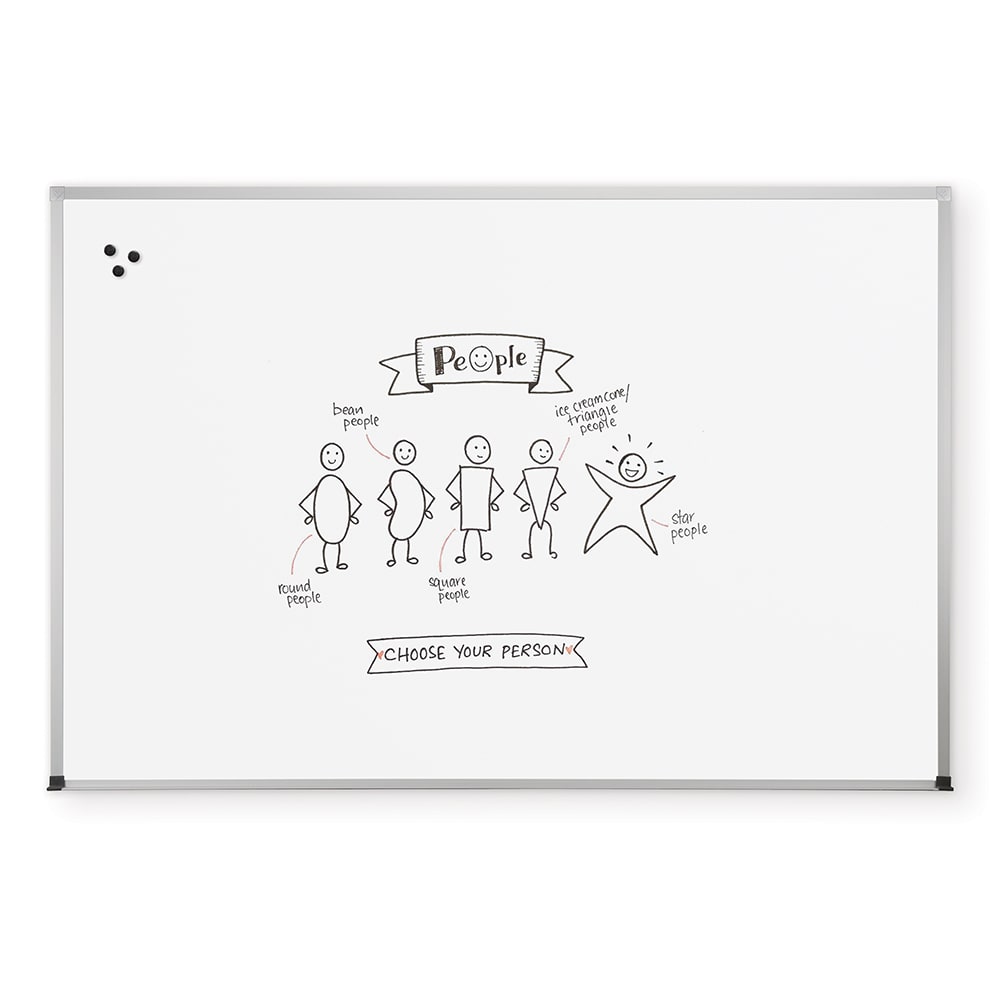 Magne-Rite Whiteboard with ABC Trim