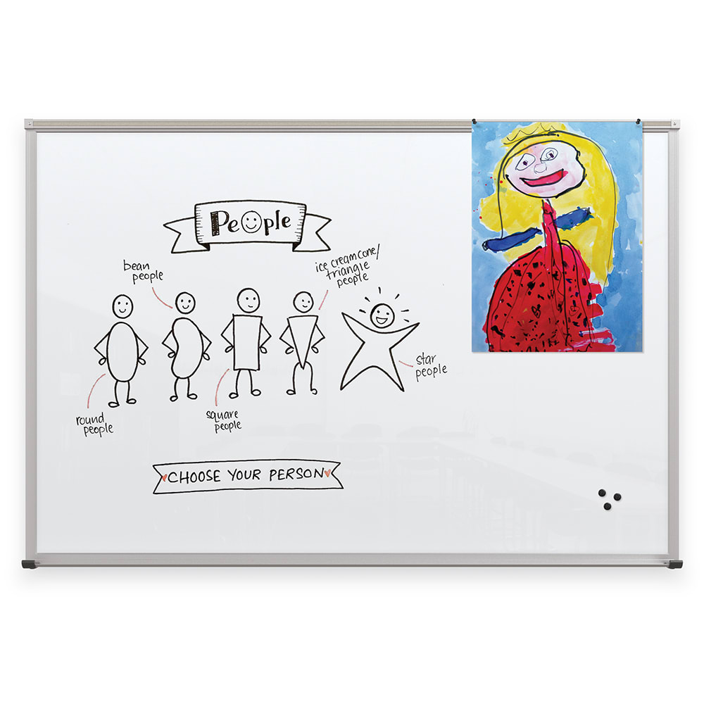 36 Visionary Black Magnetic Glass Dry Erase Board MooreCo - McAleers  Office Furniture- Mobile, Foley & Pensacola