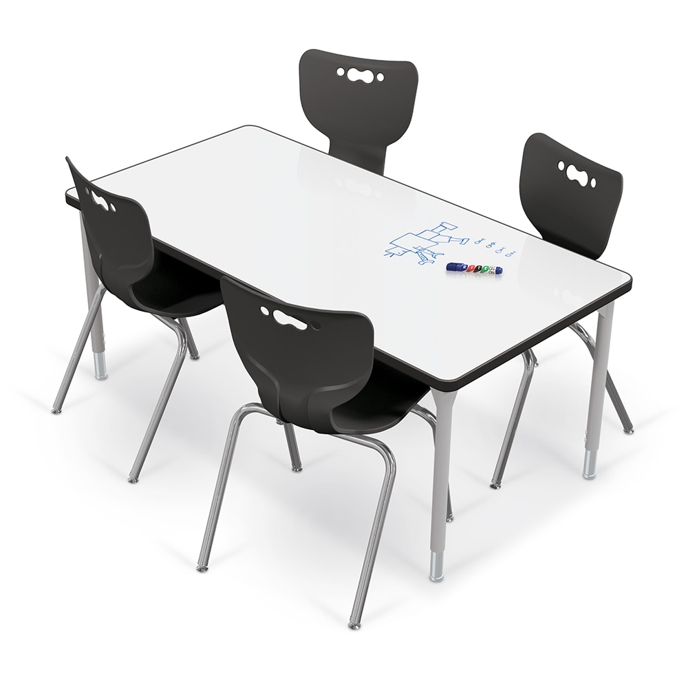 Hierarchy Activity Table + Porcelain Steel Top