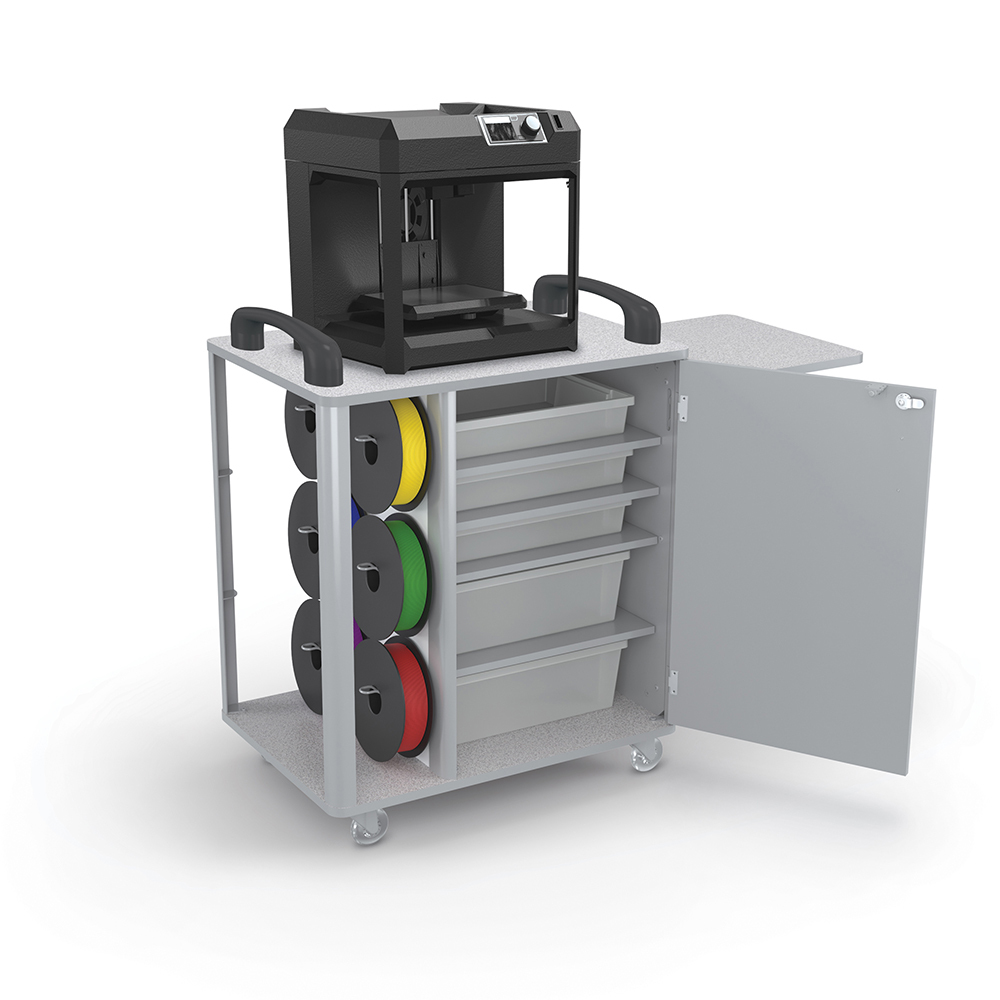 Makerspace 3D Printer Cart