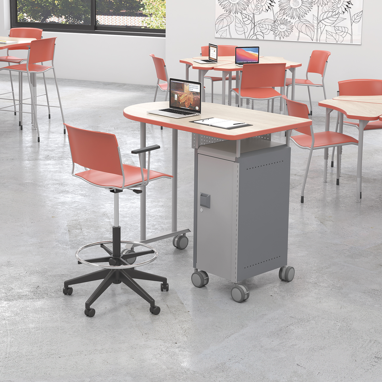 Compass Mobile Teacher Workstation | MooreCo