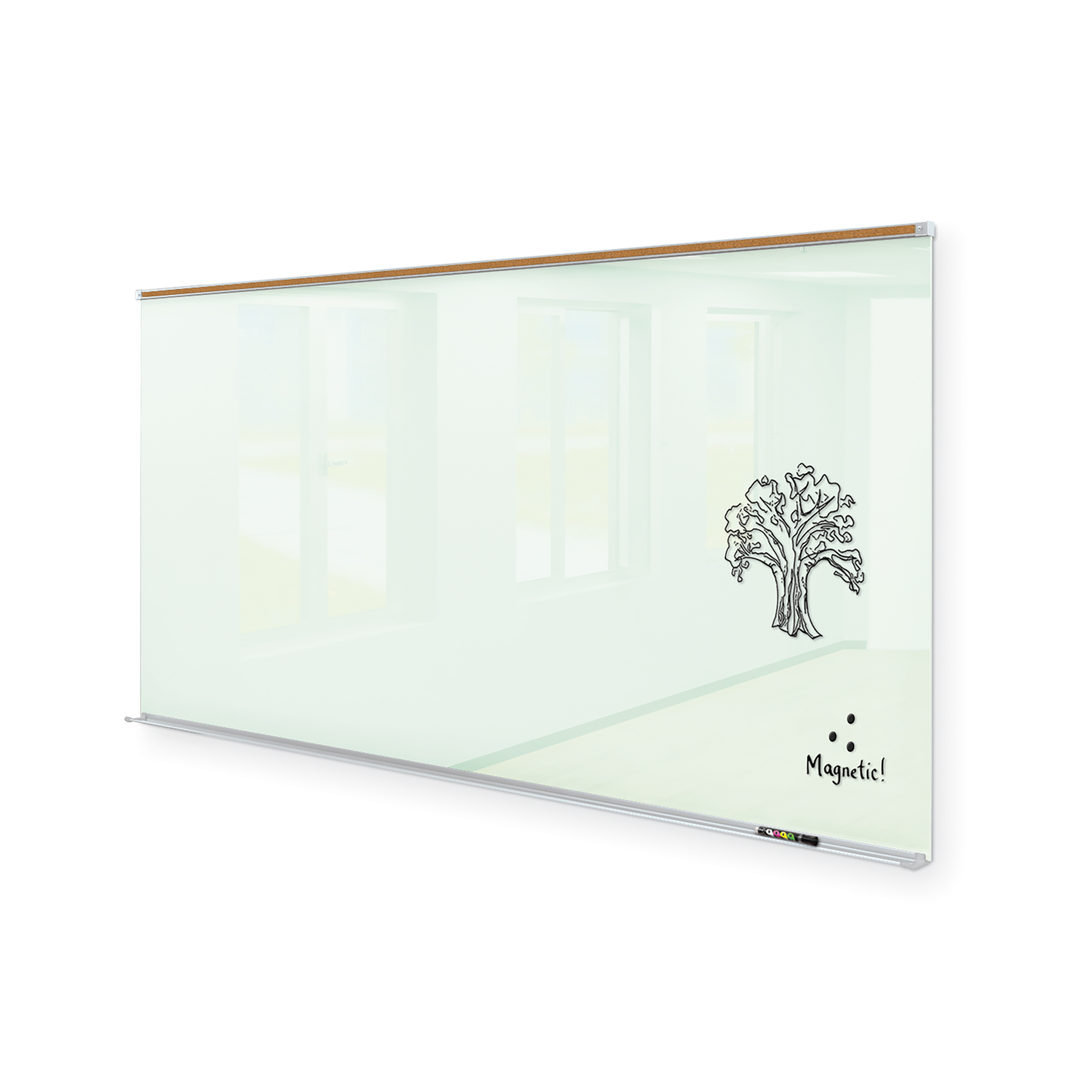 MooreCo Balt Sharewall Board Full Wall Whiteboard Panel System