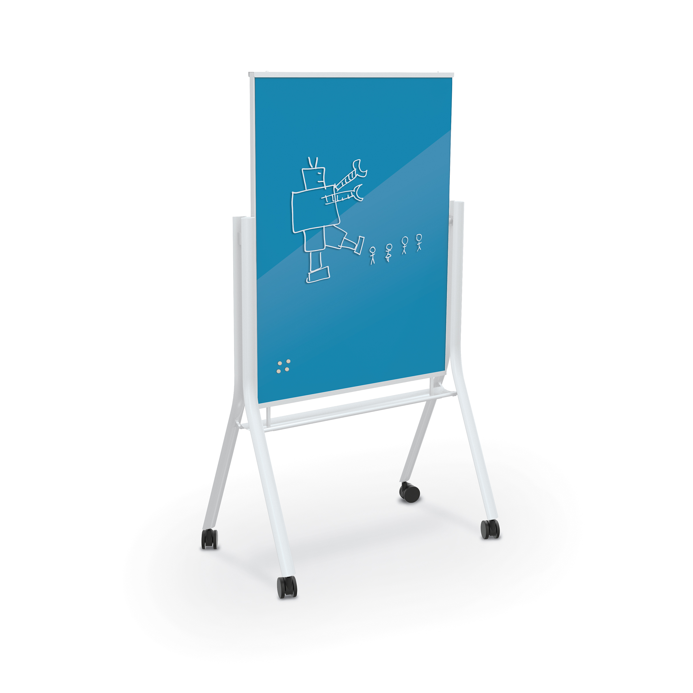 48 Visionary Black Magnetic Glass Dry Erase Board MooreCo - McAleers  Office Furniture- Mobile, Foley & Pensacola