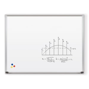 Porcelain Steel Whiteboard with Deluxe Aluminum Trim